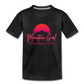 Mountain Girl Kid's Tee - charcoal grey