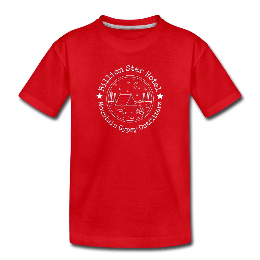 Billion Star Hotel Kid's Tee - red