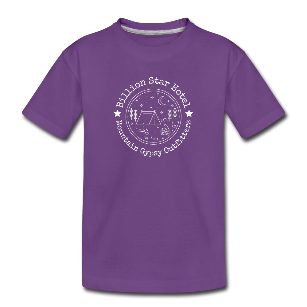 Billion Star Hotel Kid's Tee - purple