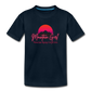 Mountain Girl Toddler Tee - deep navy