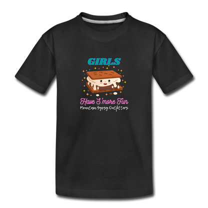 S'more Fun Kid's Tee - black