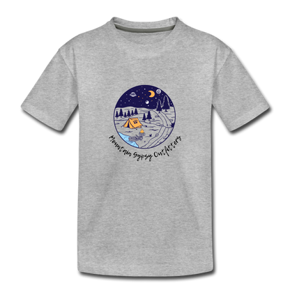 Planet Kid's Tee - heather gray