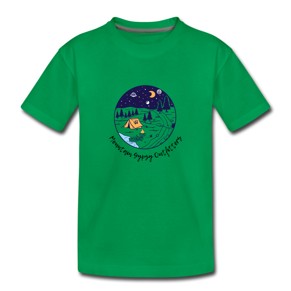 Planet Kid's Tee - kelly green