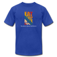 Eat, Sleep, Hike Boyfriend Tee - royal blue