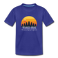 Wander More Kids Tee - royal blue