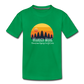 Wander More Kids Tee - kelly green