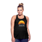 Wander More Flowy Tank - black