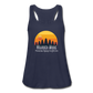 Wander More Flowy Tank - navy