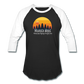 Wander More 3/4 Tee - black/white