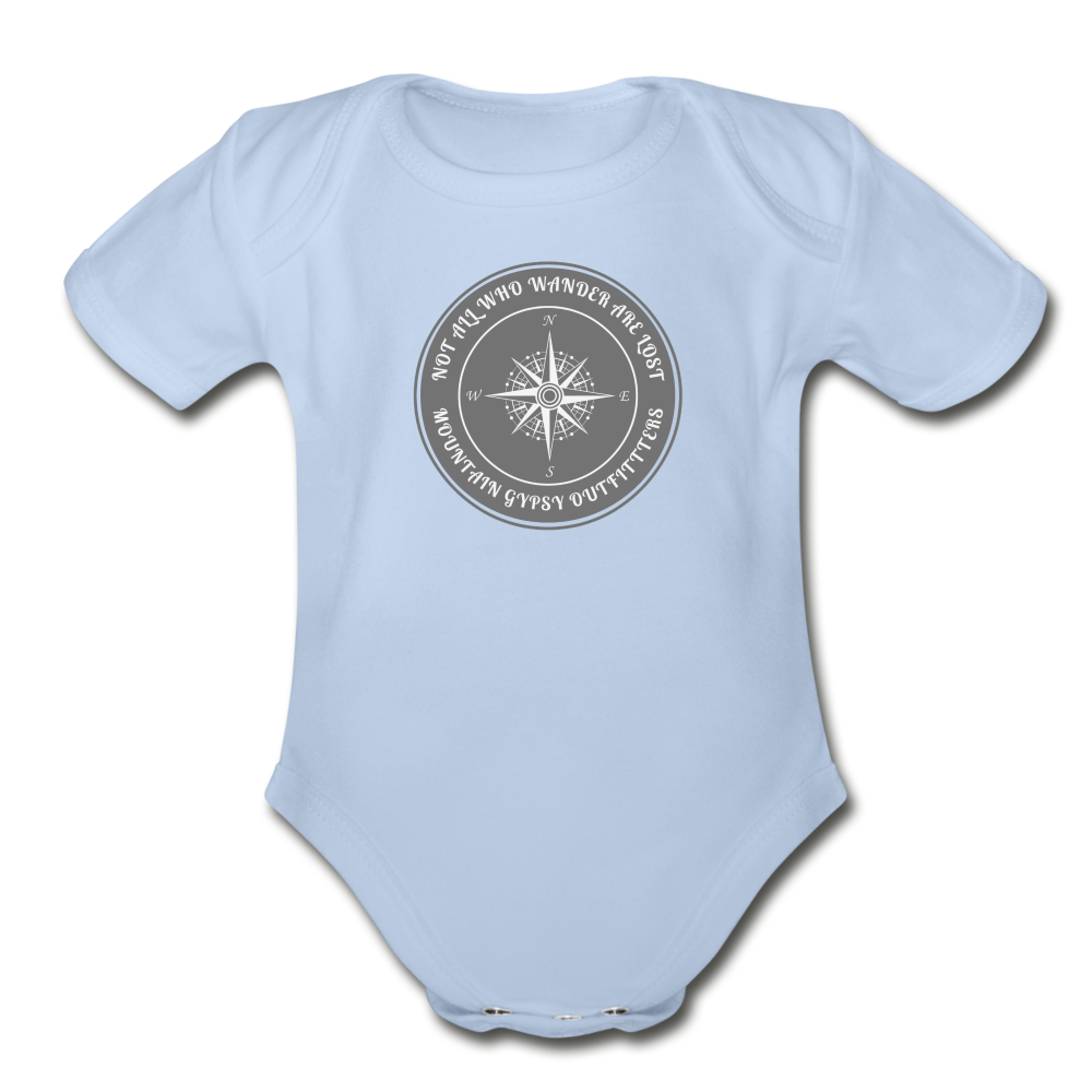 Not All Who Wander Infant Tee - sky