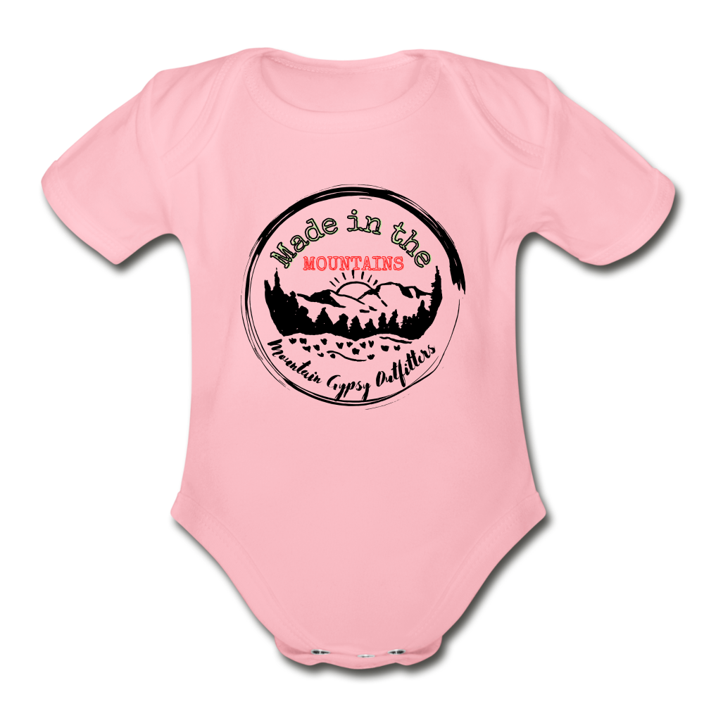 Made In The Mountains Infant Tee - light pink