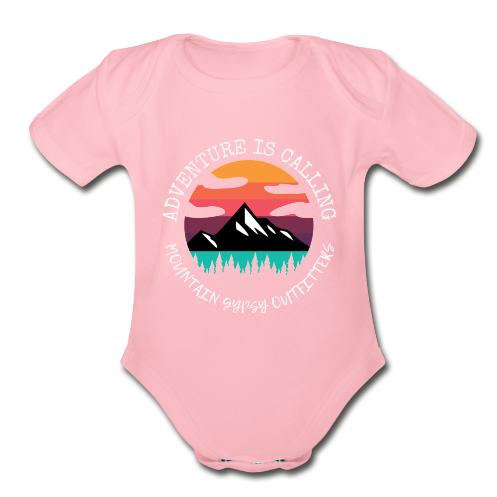 Adventure is Calling Infant Bodysuit - light pink