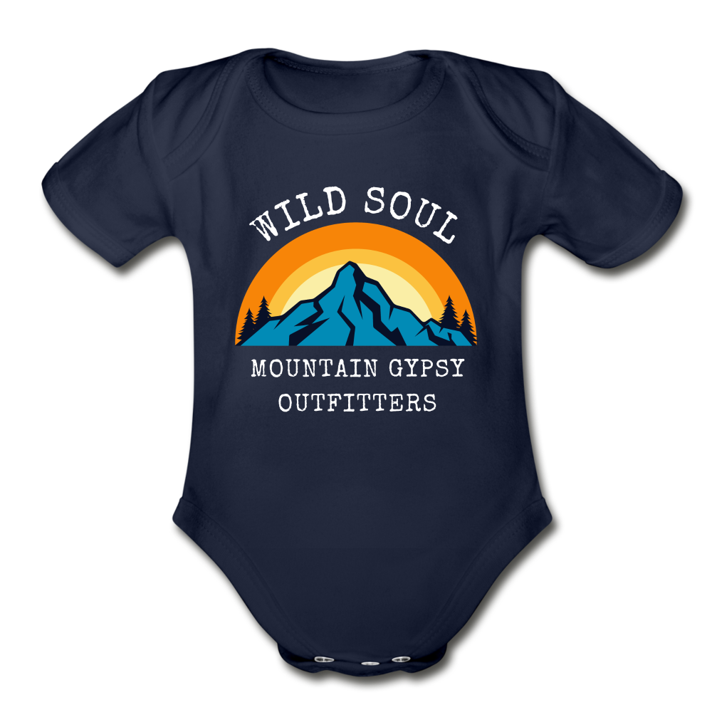 Wild Soul Infant Tee - dark navy