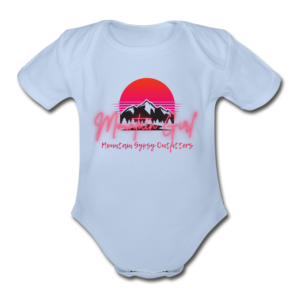 Mountain Girl Infant Tee - sky