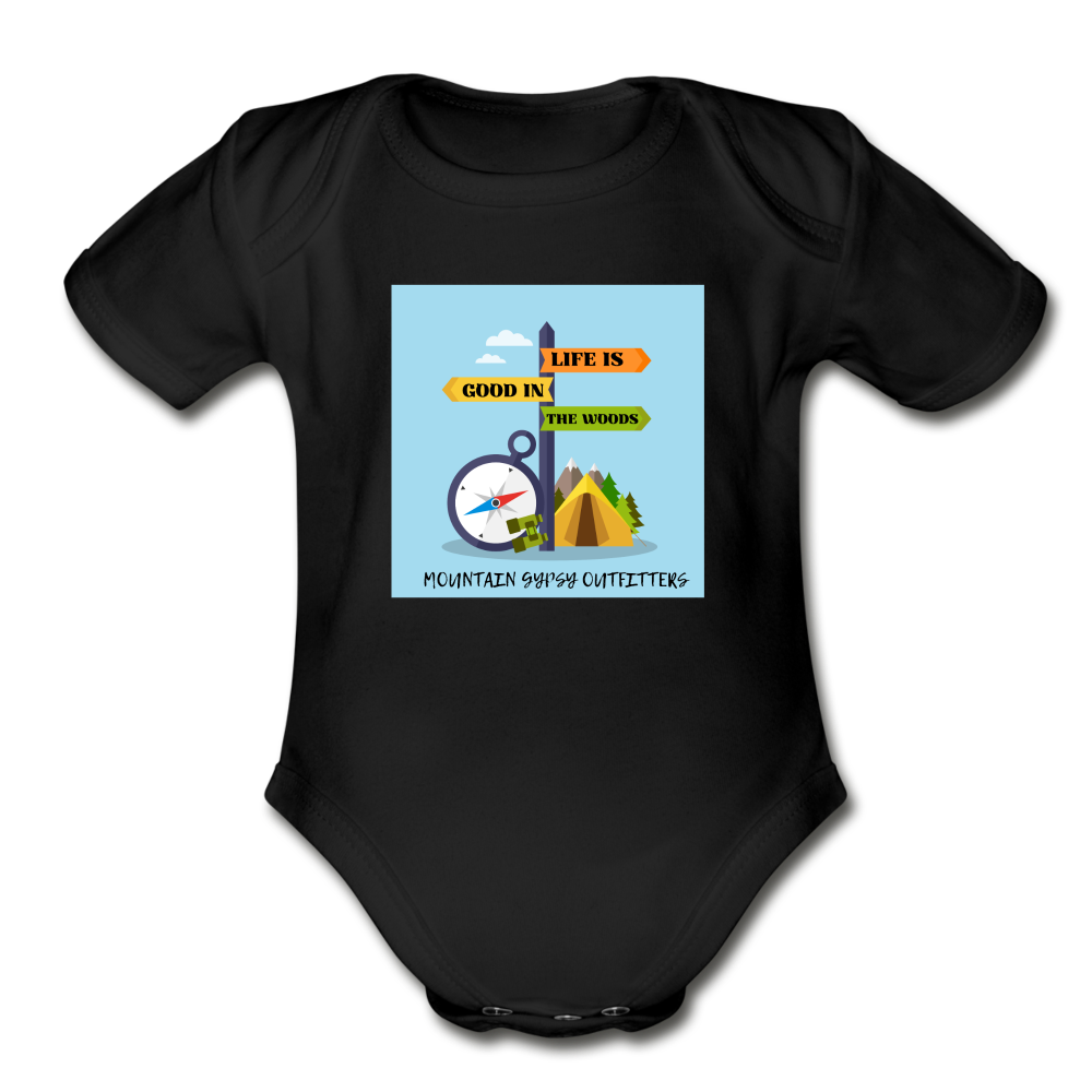 Life Is Good Infant Tee - black