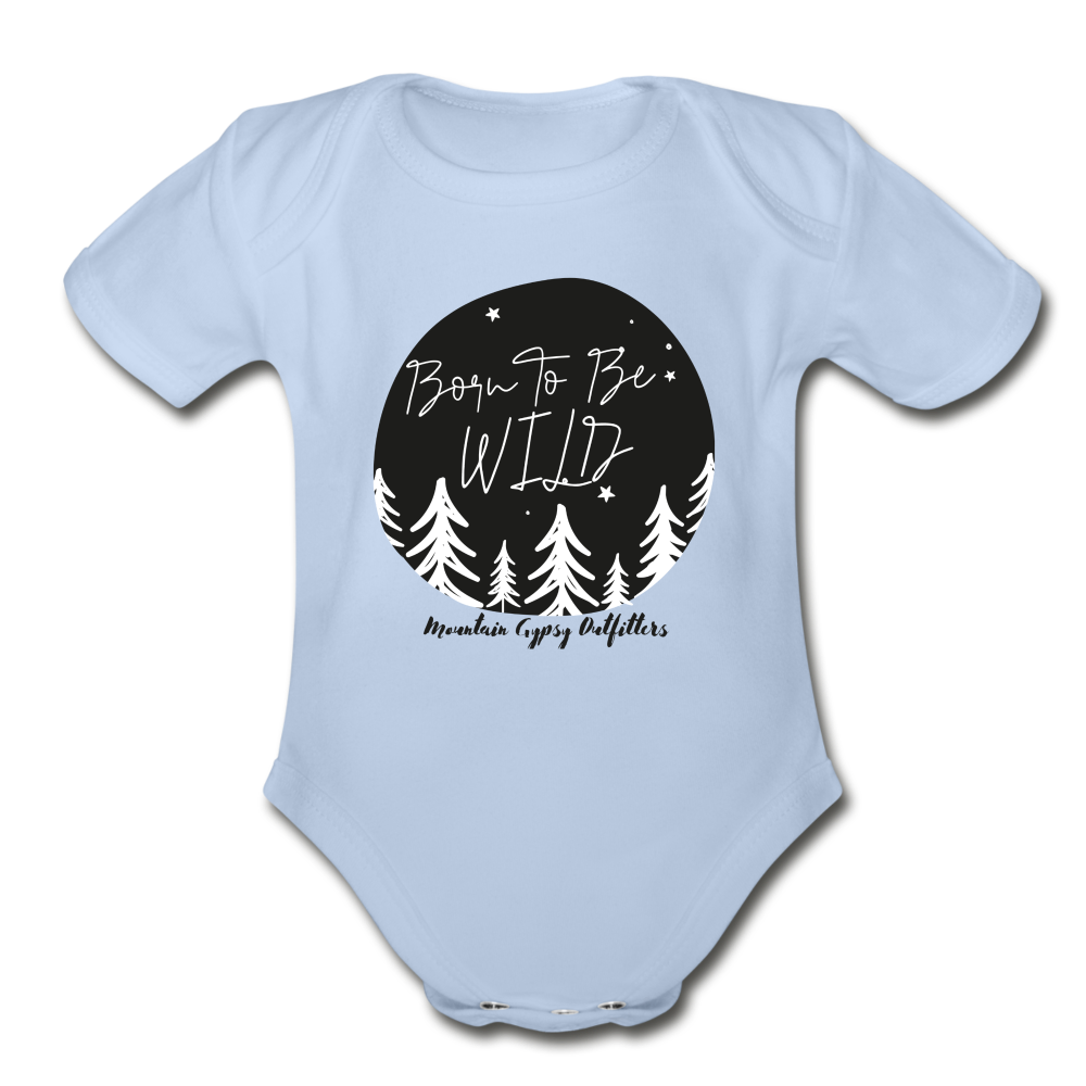 Born To Be Wild Infant Tee - sky