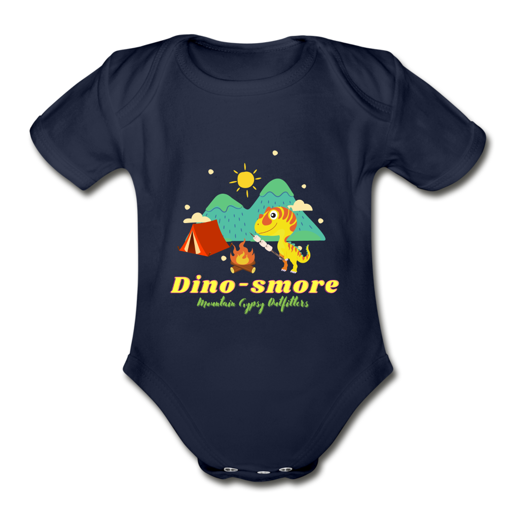 Dino-more Infant Tee - dark navy