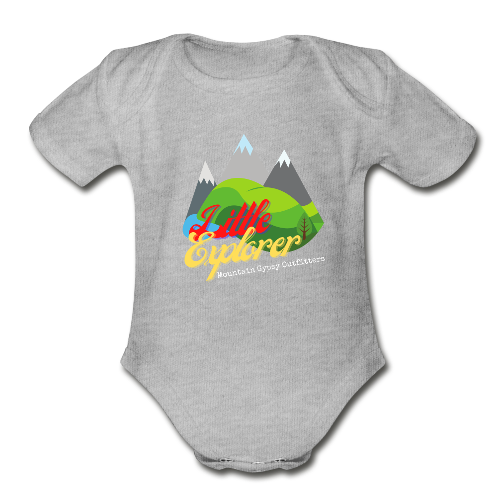 Little Explorer Infant Tee - heather grey