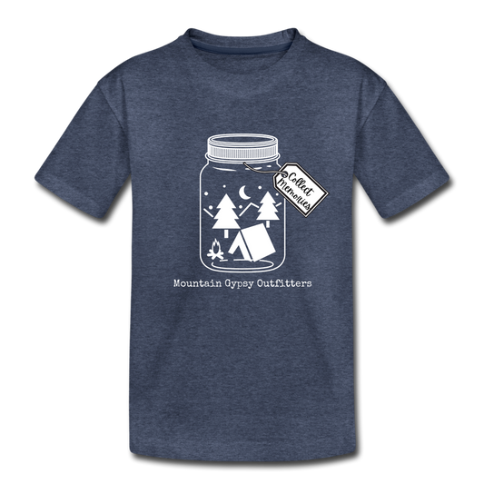 Collecting Memories Toddler Tee - heather blue