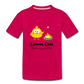 Camping Chick Toddler Tee - dark pink