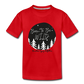 Born To Be Wild Toddler Tee - red