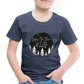 Born To Be Wild Toddler Tee - heather blue