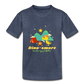 Dino-Smore Toddler Tee - heather blue
