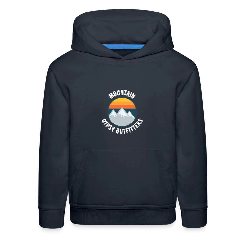 Retro MGO Kids Hoodie - navy