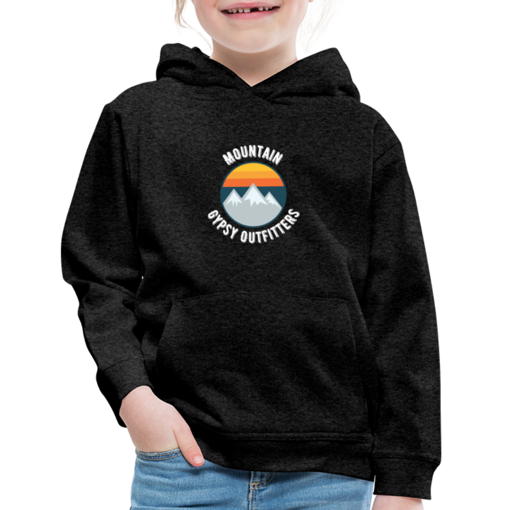 Retro MGO Kids Hoodie - charcoal grey