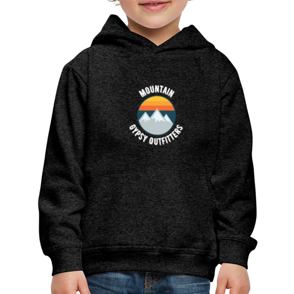 Retro MGO Kids Hoodie - charcoal grey