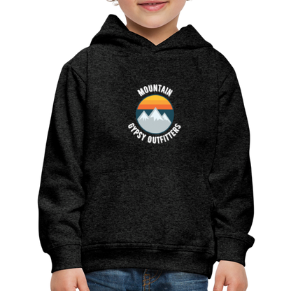 Retro MGO Kids Hoodie - charcoal grey