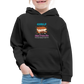 Girls Have S'more Fun Kids Hoodie - black