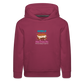 Girls Have S'more Fun Kids Hoodie - burgundy