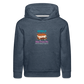 Girls Have S'more Fun Kids Hoodie - heather denim