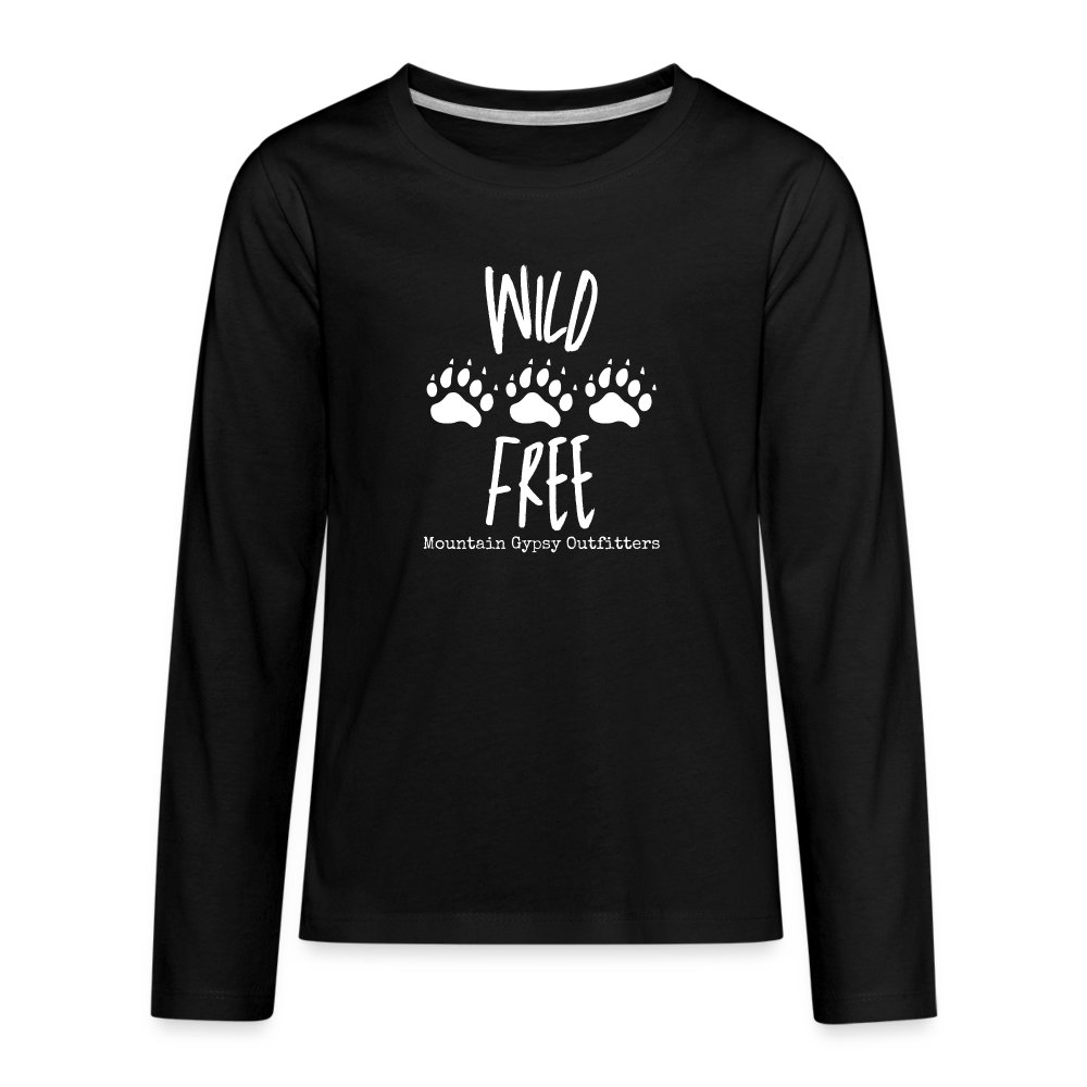 Wild & Free Kids Long Sleeve - black