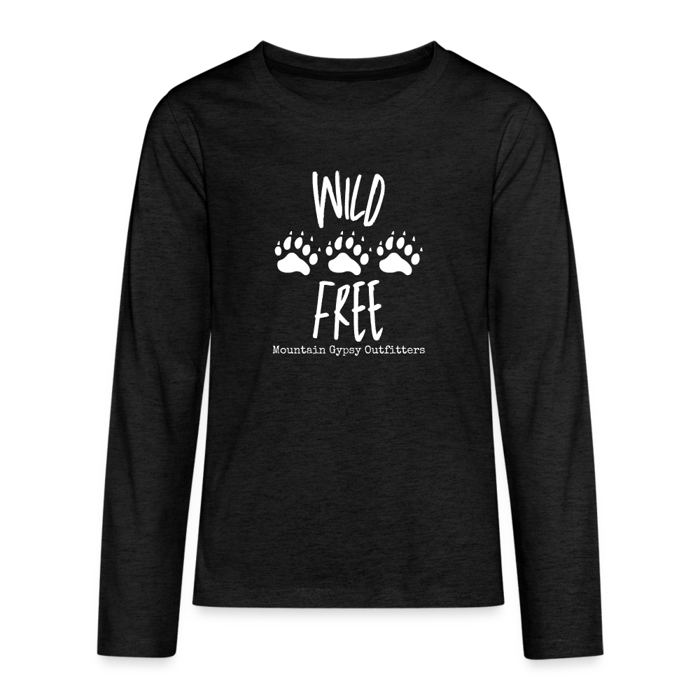 Wild & Free Kids Long Sleeve - charcoal grey