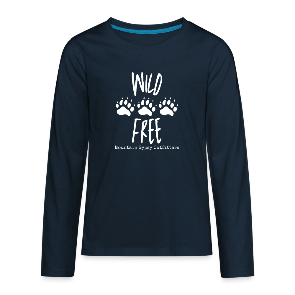 Wild & Free Kids Long Sleeve - deep navy