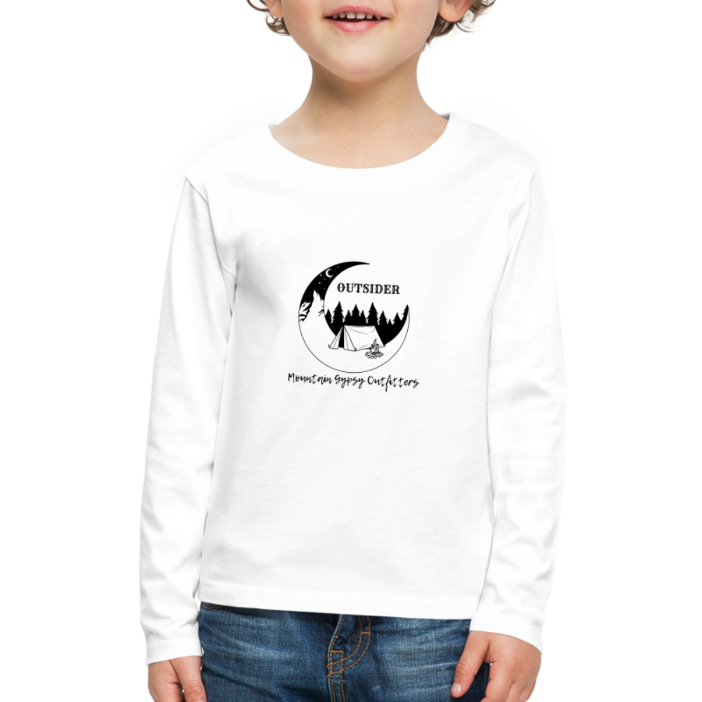 Outsider Kids Long Sleeve - white