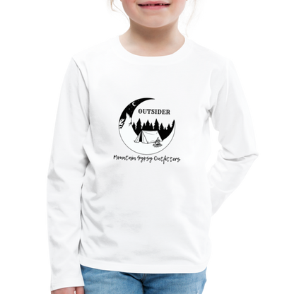 Outsider Kids Long Sleeve - white