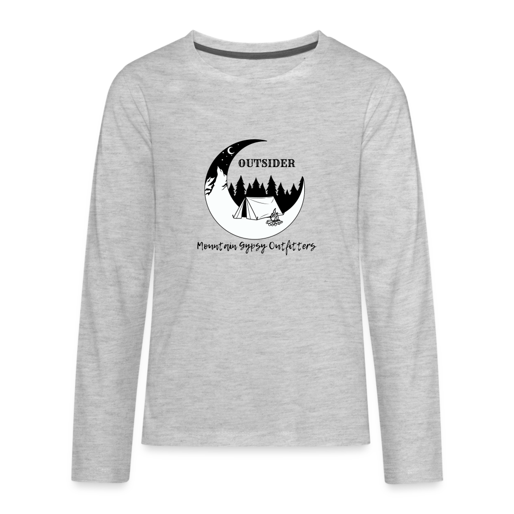 Outsider Kids Long Sleeve - heather gray