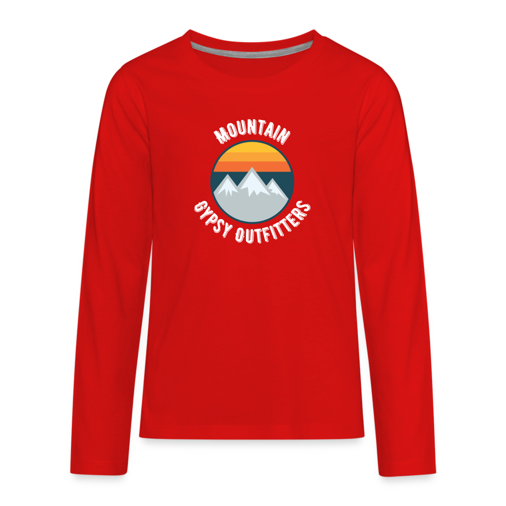 Retro MGO Kids Long Sleeve - red