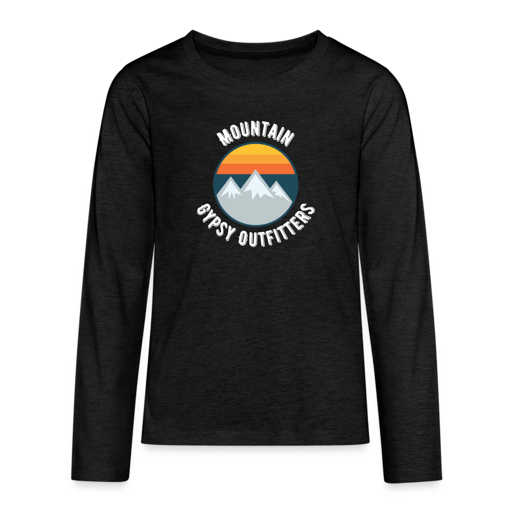 Retro MGO Kids Long Sleeve - charcoal grey