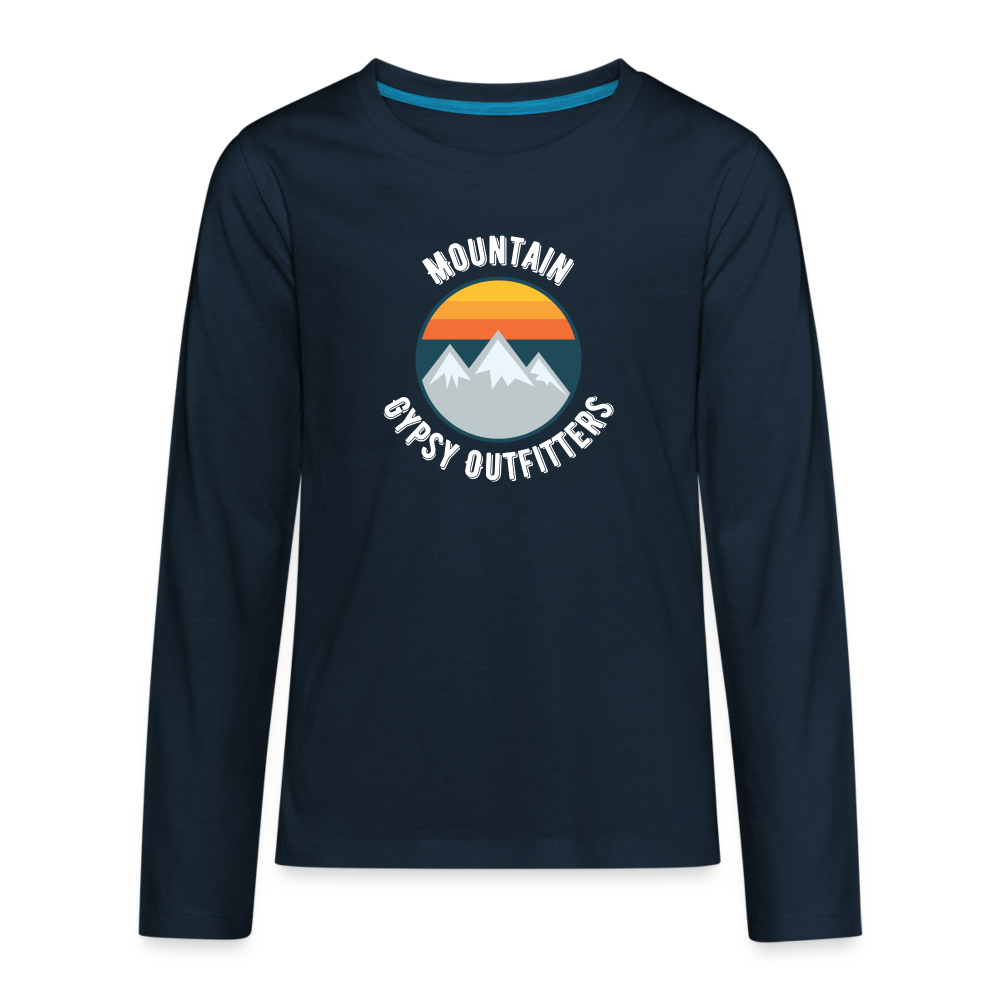 Retro MGO Kids Long Sleeve - deep navy