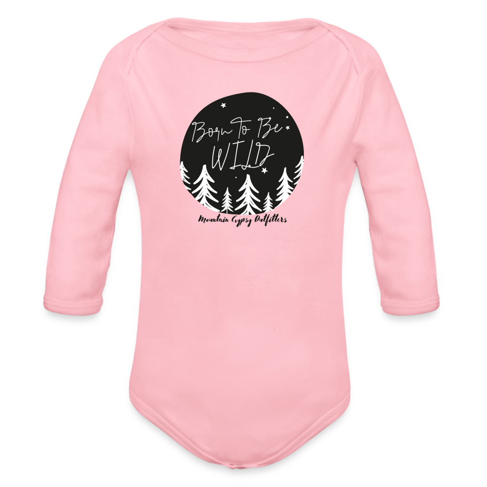 Born to be Wild Infant Long Sleeve - light pink