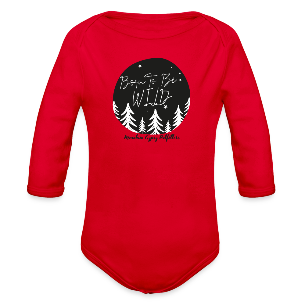 Born to be Wild Infant Long Sleeve - red