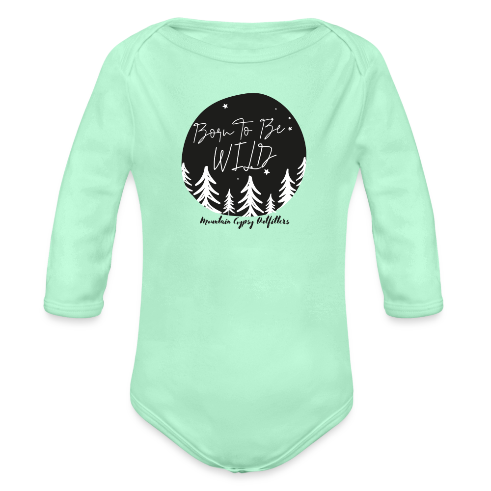 Born to be Wild Infant Long Sleeve - light mint