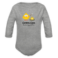 Camping Chick Infant Long Sleeve - heather grey
