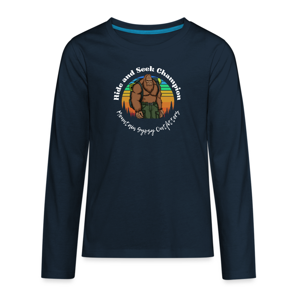 Hide & Seek Champ Kids Long Sleeve - deep navy