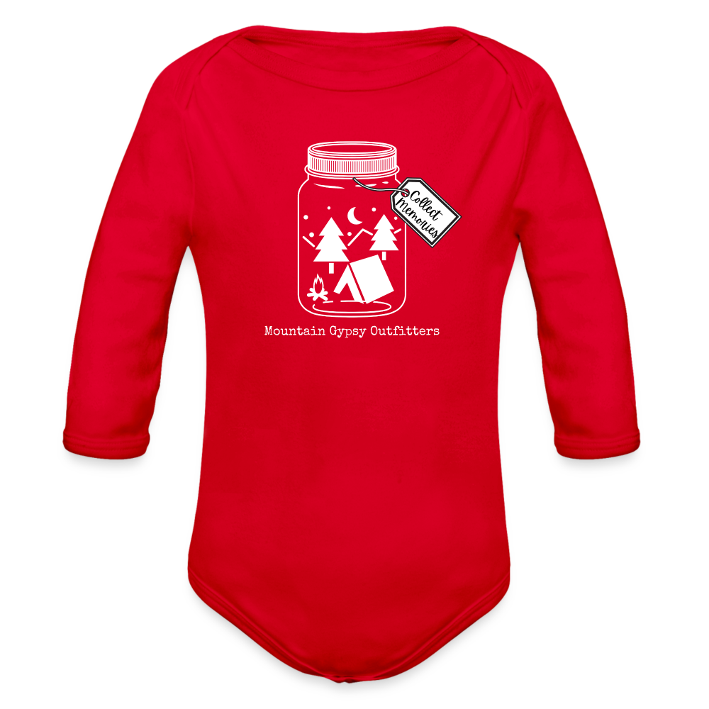 Collect Memories Infant Long Sleeve - red