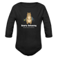 Bearly Behaving Infant Long Sleeve - black
